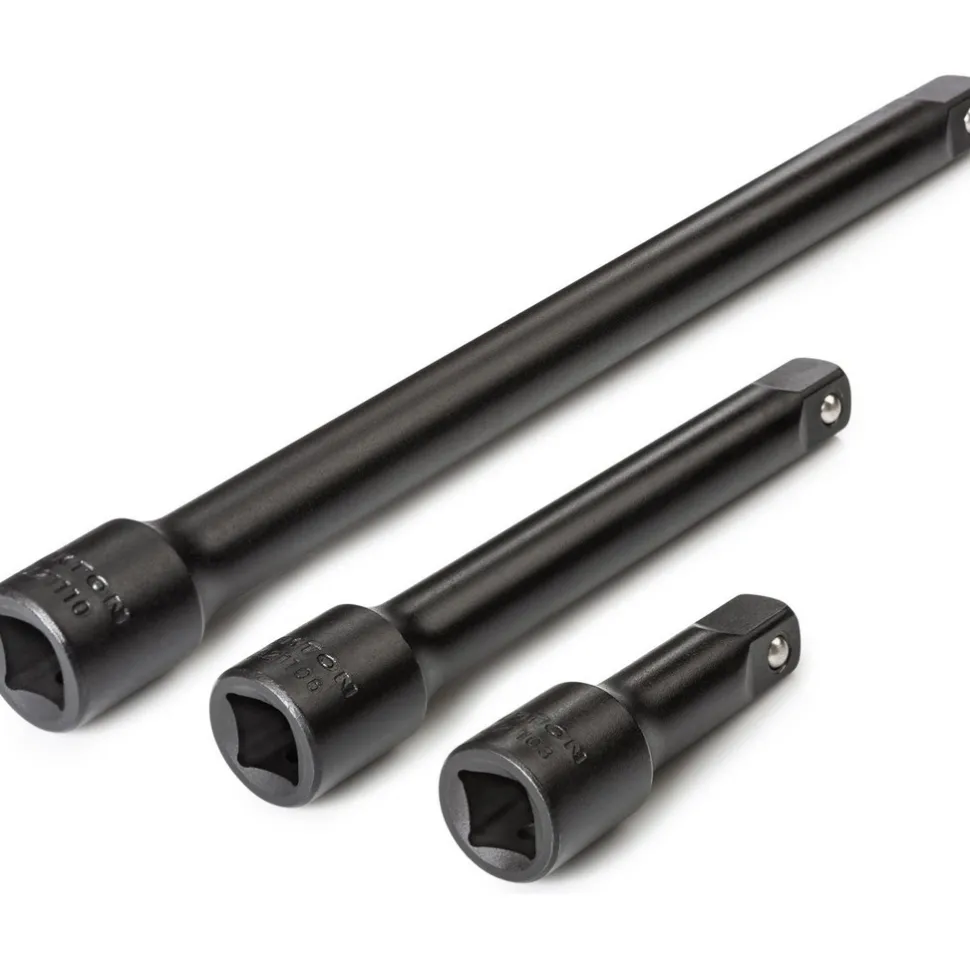 1/2 Inch Drive Impact Extension Set, 3-Piece (3, 6, 10 in.)