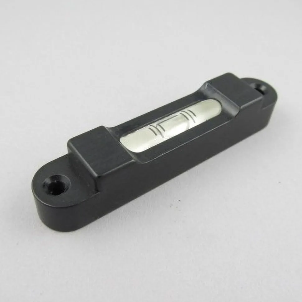 2-31/32 Inch Long, Horizontal, Aluminum, Plate Mounting Tubular Level