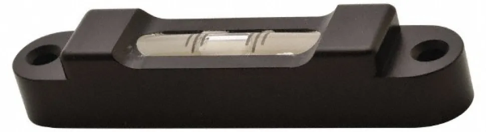 2-31/32 Inch Long, Horizontal, Aluminum, Plate Mounting Tubular Level