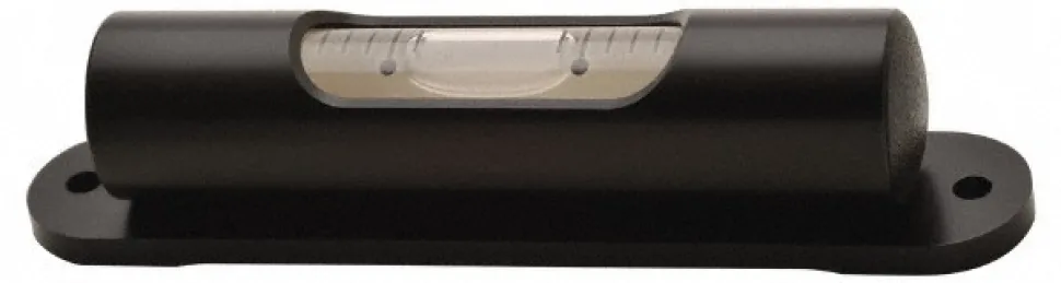 3-3/8 Inch Long, Horizontal, Brass, Plate Mounting Tubular and Pocket Level