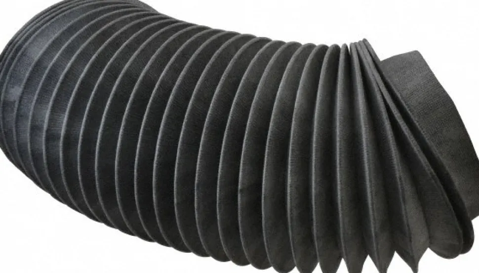 24 Inch Long, 0.04 Inch Thick, Nylon Airtight Molded Bellows