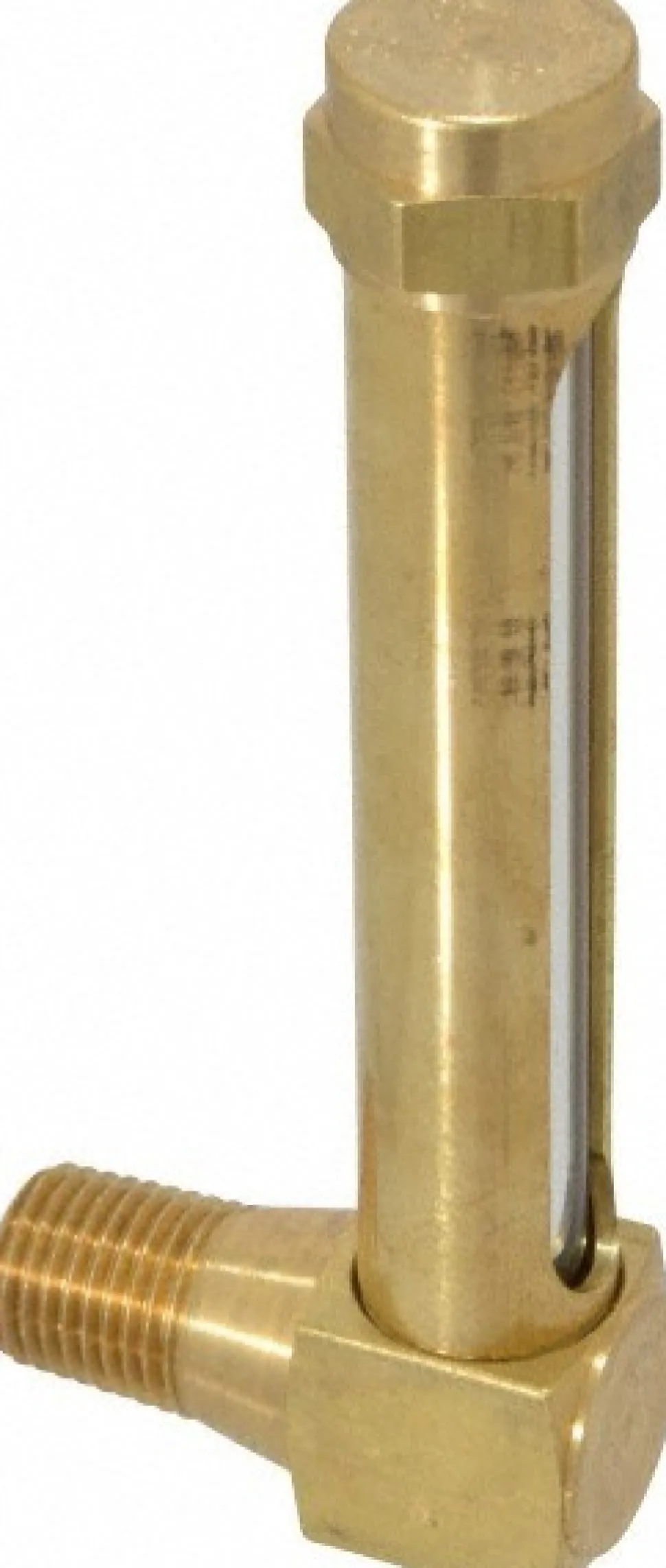 2-3/4 Inch Long Sight, 1/4 Inch Thread Size, Buna-N Seal Short Elbow, Vented Oil-Level Indicators and Gauge