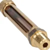 2-3/4 Inch Long Sight, 1/4 Inch Thread Size, Buna-N Seal Straight to Male Thread, Vented Oil-Level Indicators and Gauge