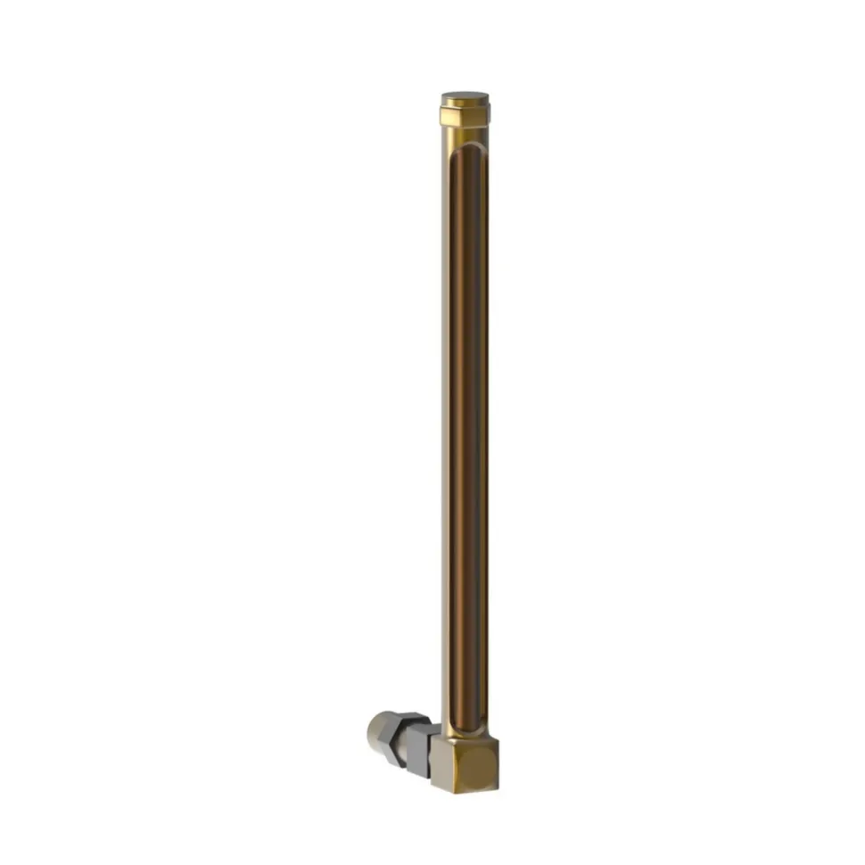 7-1/4 Inch Long Sight, 1/4 Inch Thread Size, Buna-N Seal Union Coupling, Vented Oil-Level Indicators and Gauge