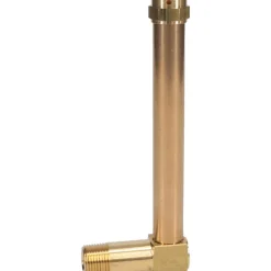 4-1/4 Inch Long Sight, 3/8 Inch Thread Size, Buna-N Seal Long Elbow, Vented Oil-Level Indicators and Gauge