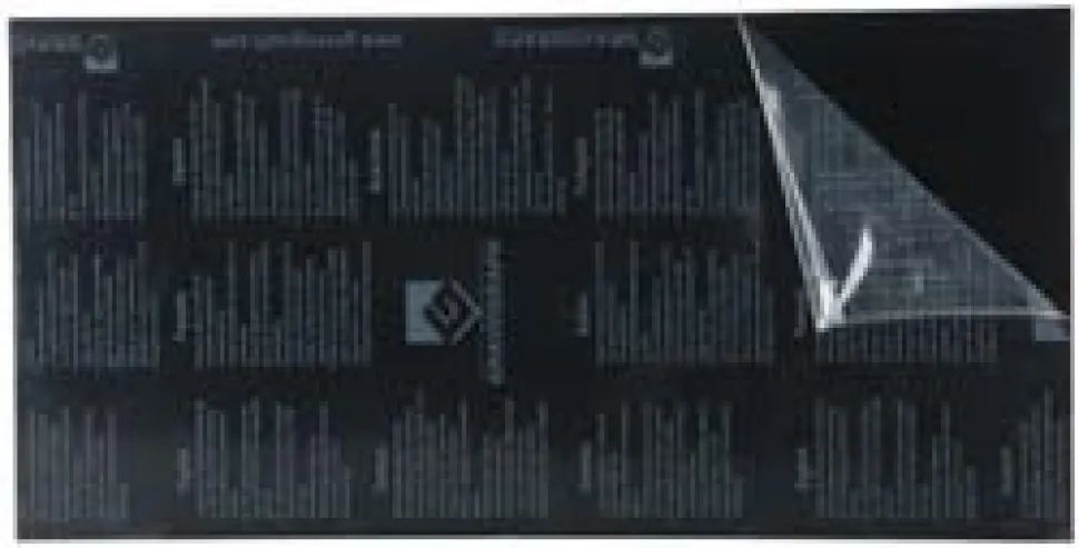 24 Inch Long x 12 Inch High, Plastic Engraving Stock
