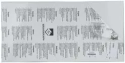 24 Inch Long x 12 Inch High, Plastic Engraving Stock