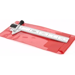 6 Inch Long x 3/4 Wide Blade, 118° Bevel Angle, Steel Ruler Drill Point Gage