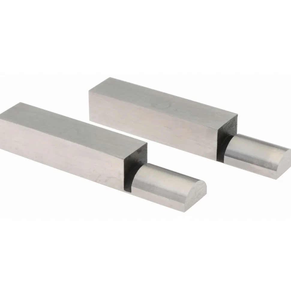 1.965 Inch Overall Length, 0.315 Inch Jaw Thickness, 0.2 Inch Radius, Gage Block Cylindrical Jaws