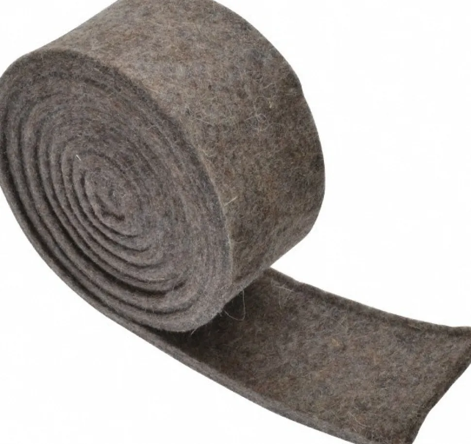 1/4 Inch Thick x 2 Inch Wide x 5 Ft. Long, Felt Stripping