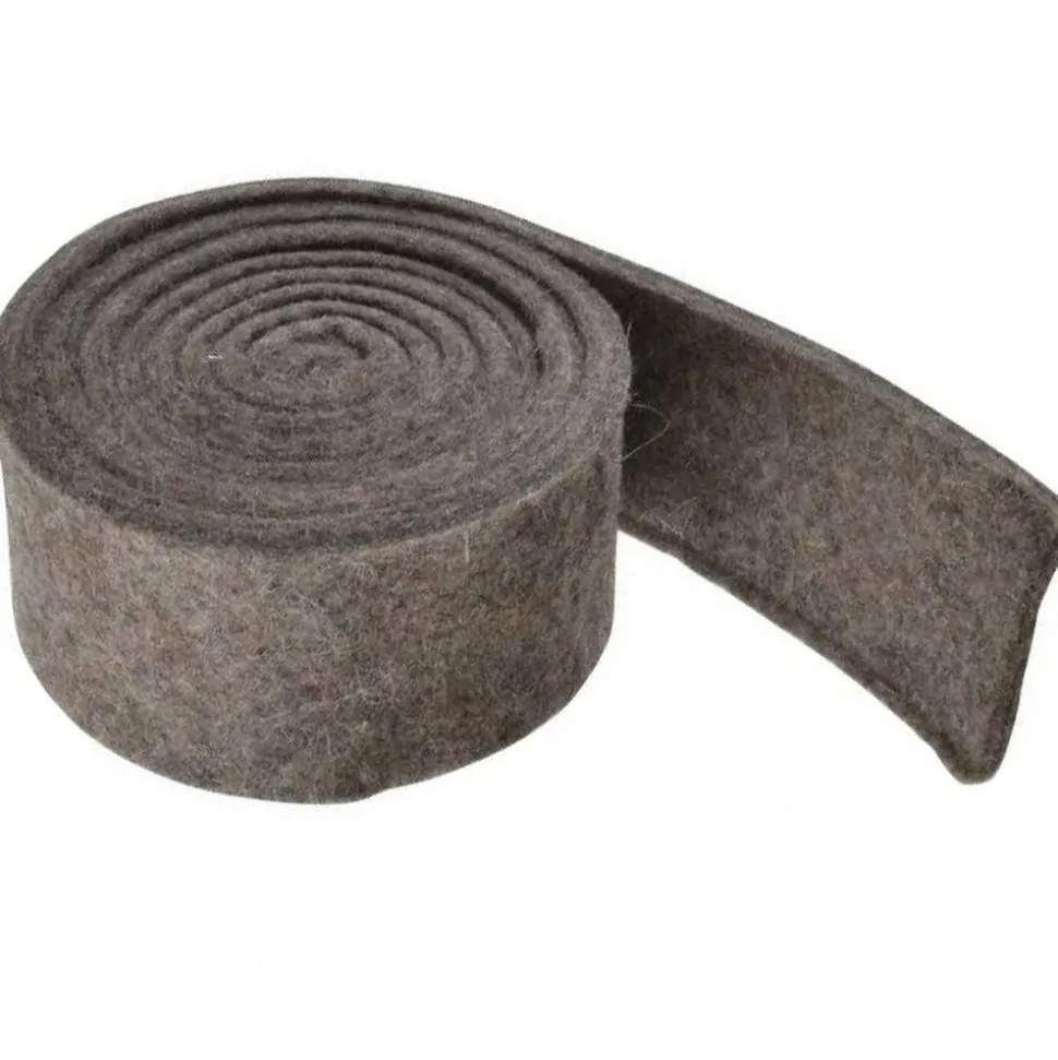 1/4 Inch Thick x 2 Inch Wide x 5 Ft. Long, Felt Stripping