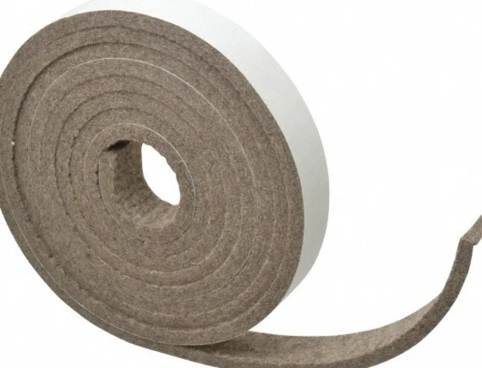 1/4 Inch Thick x 1 Inch Wide x 10 Ft. Long, Felt Stripping