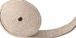 1/4 Inch Thick x 2 Inch Wide x 10 Ft. Long, Felt Stripping