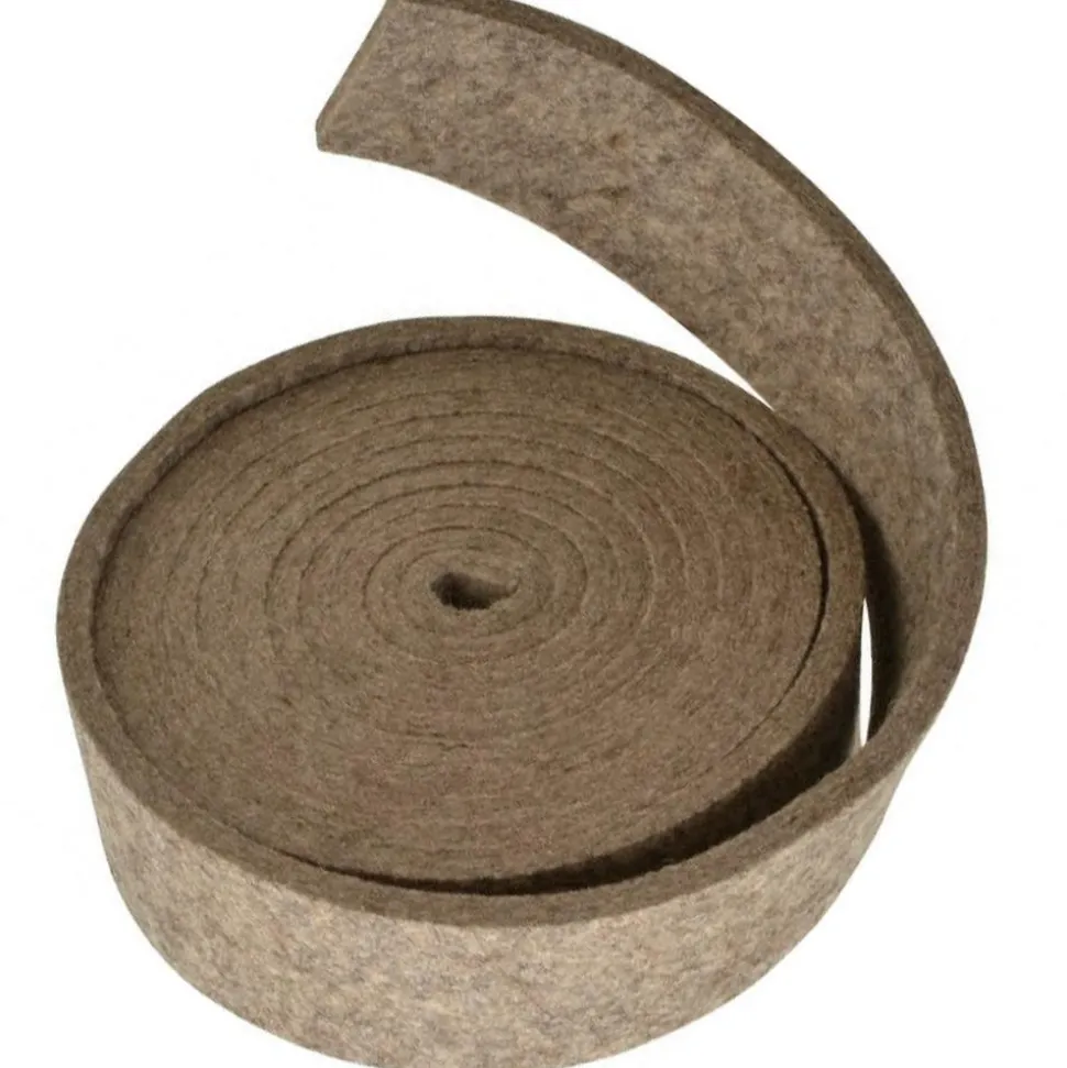 1/4 Inch Thick x 2 Inch Wide x 10 Ft. Long, Felt Stripping