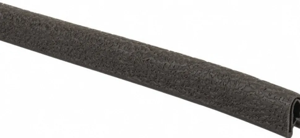 1/8 Inch Thick x 0.3 Wide x 25 Ft. Long, EPDM Rubber Edge Trim