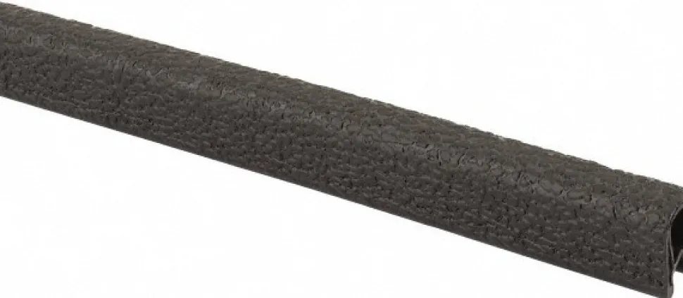 3/16 Inch Thick x 0.36 Wide x 25 Ft. Long, EPDM Rubber Edge Trim