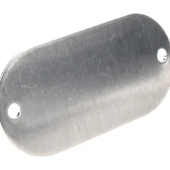 2-1/8 Inch Wide, Style 1, Aluminum Blank Metal Plate