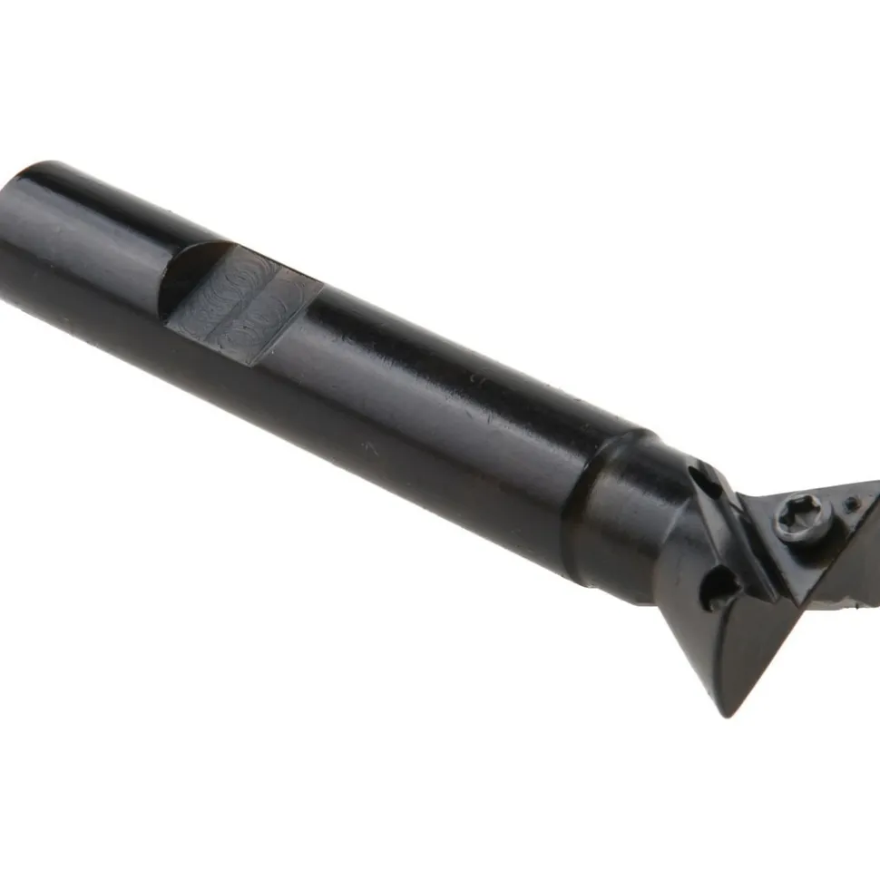 60° Included Angle, 3/4" Max Cutting Dia, 3/8" Shank Dia, TDEX 110204-EN Insert Style, Indexable Dovetail Cutter