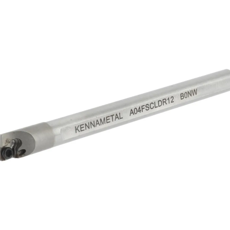 Indexable Boring Bar: A04FSCLDR12, 0.2850" Min Bore, Right Hand, 5.000 deg Lead Angle, Steel
