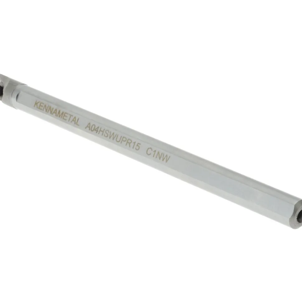 Indexable Boring Bar: A04HSWUPR15, 0.2850" Min Bore, Right Hand, 3.000 deg Lead Angle, Steel