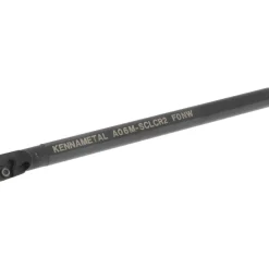 Indexable Boring Bar: A06MSCLCR2, 12.19 mm Min Bore, Right Hand, 9.53 mm Shank Dia, -5.000 deg Lead Angle, Steel