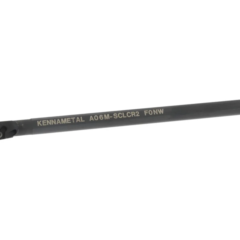 Indexable Boring Bar: A06MSCLCR2, 12.19 mm Min Bore, Right Hand, 9.53 mm Shank Dia, -5.000 deg Lead Angle, Steel