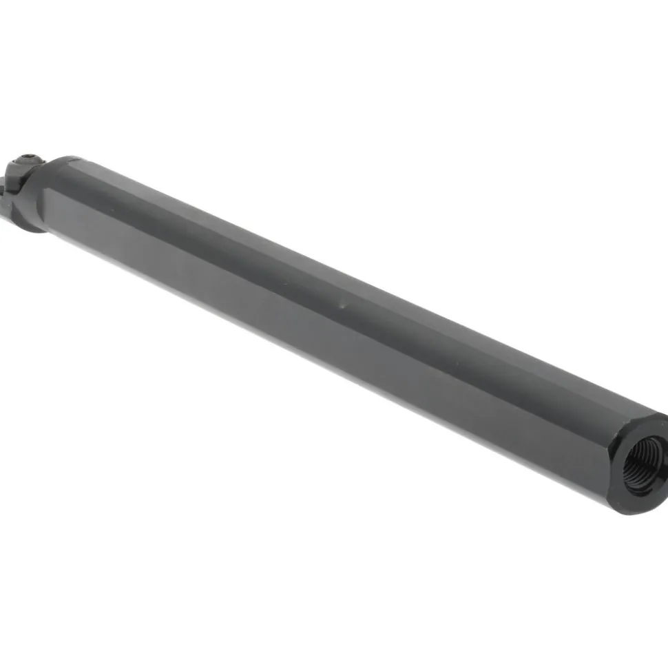 Indexable Boring Bar: A16NEL3, 34.93 mm Min Bore Dia, Left Hand Cut, 1" Shank Dia, 3 ° Lead Angle, Steel