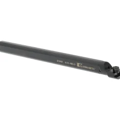 Indexable Boring Bar: A16NEL3, 34.93 mm Min Bore Dia, Left Hand Cut, 1" Shank Dia, 3 ° Lead Angle, Steel