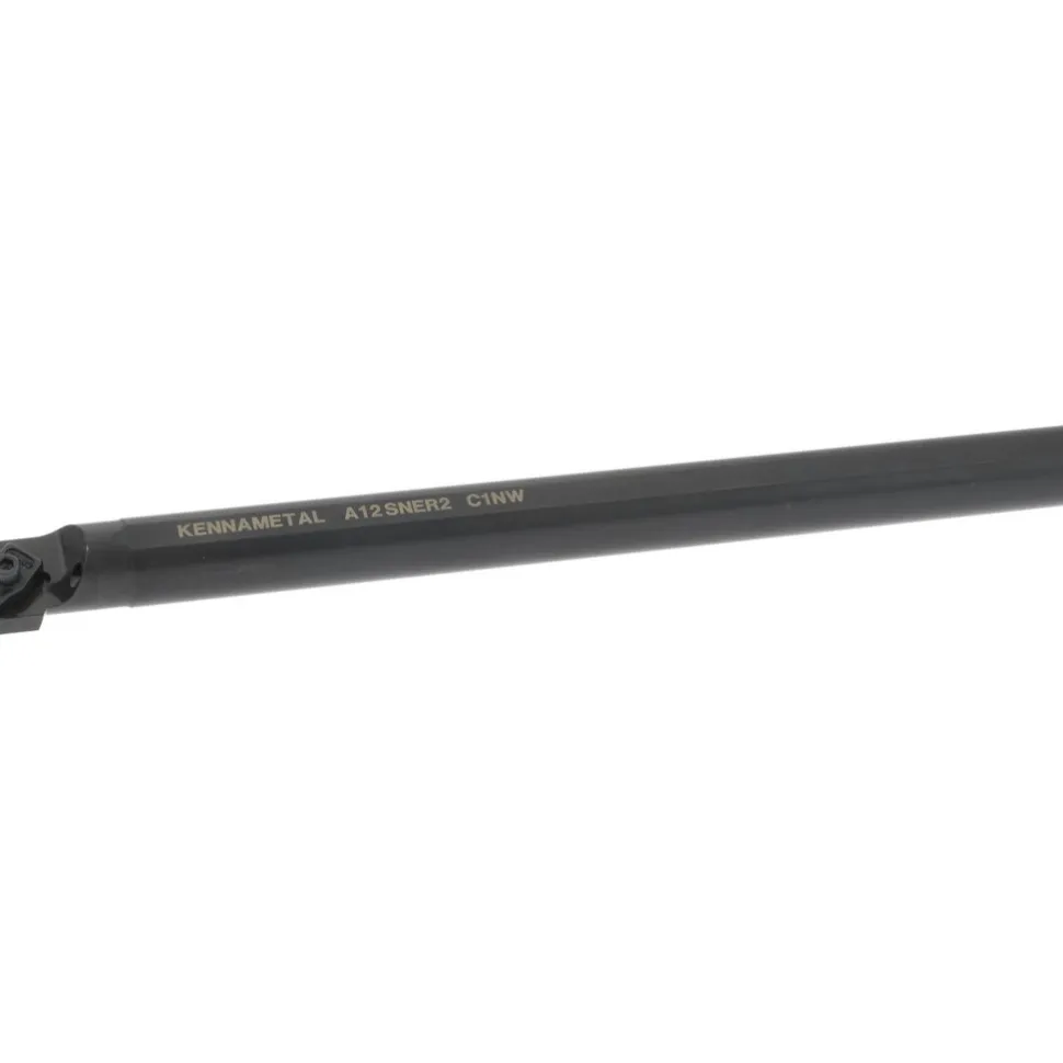 Indexable Boring Bar: A12NER2, 28.58 mm Min Bore Dia, Right Hand Cut, 3/4" Shank Dia, 3 ° Lead Angle, Steel