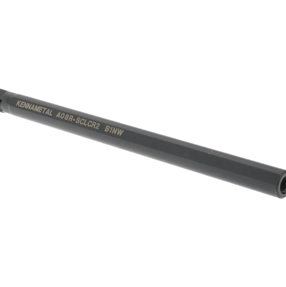 Indexable Boring Bar: A08RSCLCR2, 15.24 mm Min Bore, Right Hand, 12.70 mm Shank Dia, -5.000 deg Lead Angle, Steel