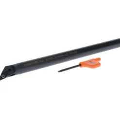 Indexable Boring Bar: A08RSVMBR2E, 24.89 mm Min Bore, Right Hand, 12.70 mm Shank Dia, -5.000 deg Lead Angle, Steel