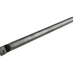 Indexable Boring Bar: A08SCLPR2 1/2", 0.6000" Min Bore, Right Hand, -5.000 deg Lead Angle, Steel