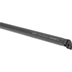 Indexable Boring Bar: A12SSCLCL3, 23.62 mm Min Bore, Left Hand, 19.05 mm Shank Dia, -5.000 deg Lead Angle, Steel