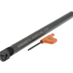Indexable Boring Bar: A08STLPR2, 15.24 mm Min Bore, Right Hand, 12.70 mm Shank Dia, -5.000 deg Lead Angle, Steel