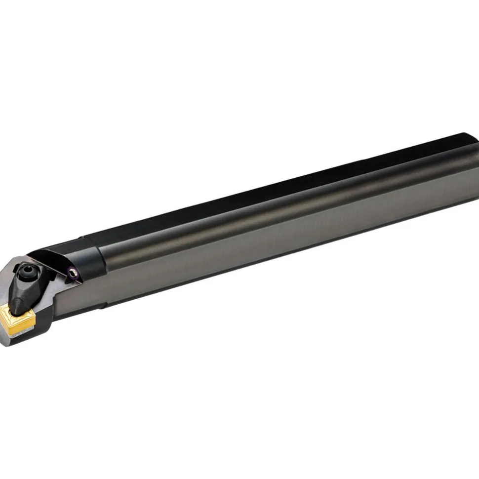 Indexable Boring Bar: A16TDCLNR4, 1.2500" Min Bore, Right Hand, 5.000 deg Lead Angle, Steel