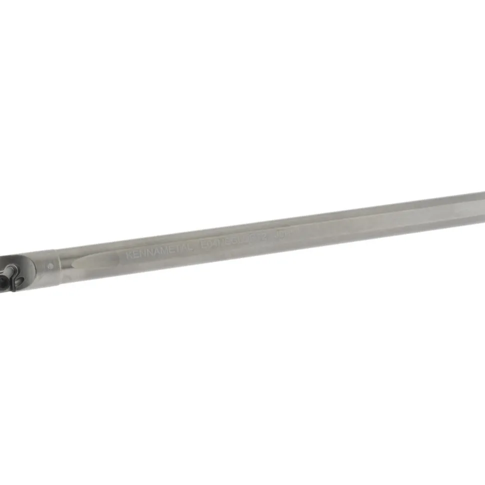 Indexable Boring Bar: E04HSCLDR12, 0.2850" Min Bore, Right Hand, 5.000 deg Lead Angle, Solid Carbide (Shank) & Steel (Head)