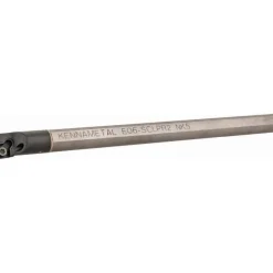 Indexable Boring Bar: E06MSCLPR2 KWH, 12.19 mm Min Bore, Right Hand, 9.53 mm Shank Dia, -5.000 deg Lead Angle, Solid Carbide