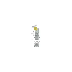 Indexable Boring Bar: E06-SCLCR-2, 0.5000