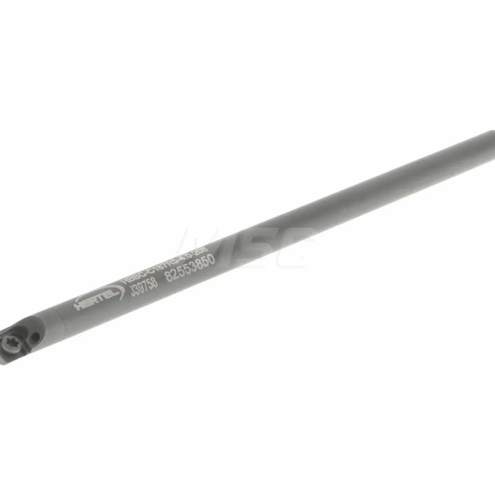Indexable Boring Bar: HBBC-C187R5-4.0-208, 0.2080" Min Bore, Right Hand, Solid Carbide