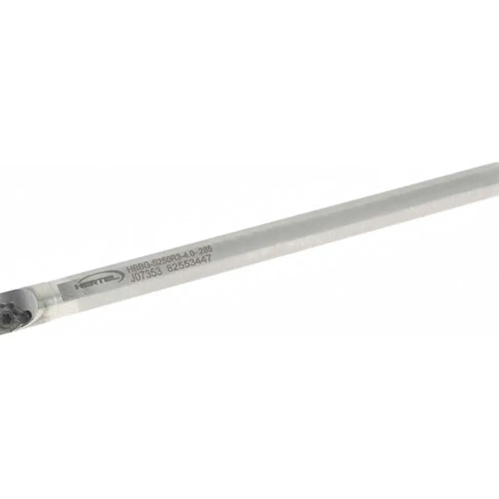 Indexable Boring Bar: HBBG-S250R3-4.0-.285, 0.2850" Min Bore, Right Hand, Steel
