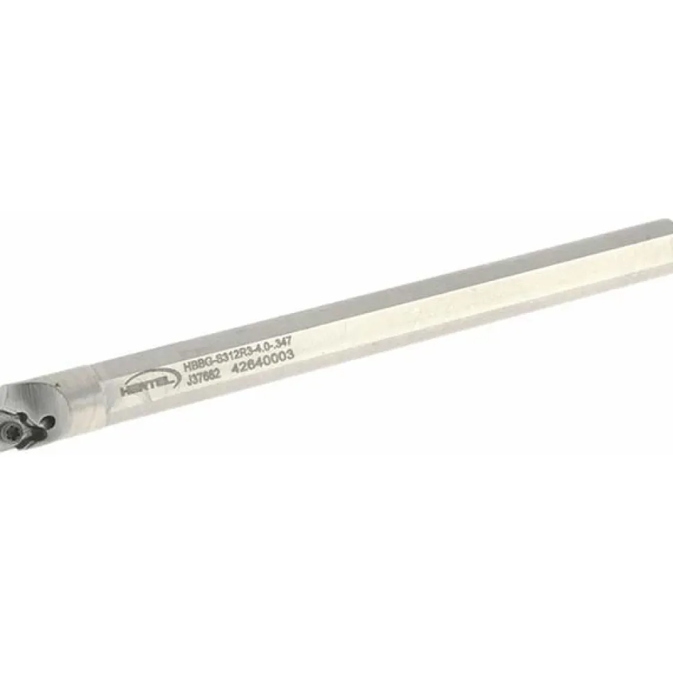 Indexable Boring Bar: HBBG-S312R3-4.0-.347, 0.3470" Min Bore, Right Hand, Steel