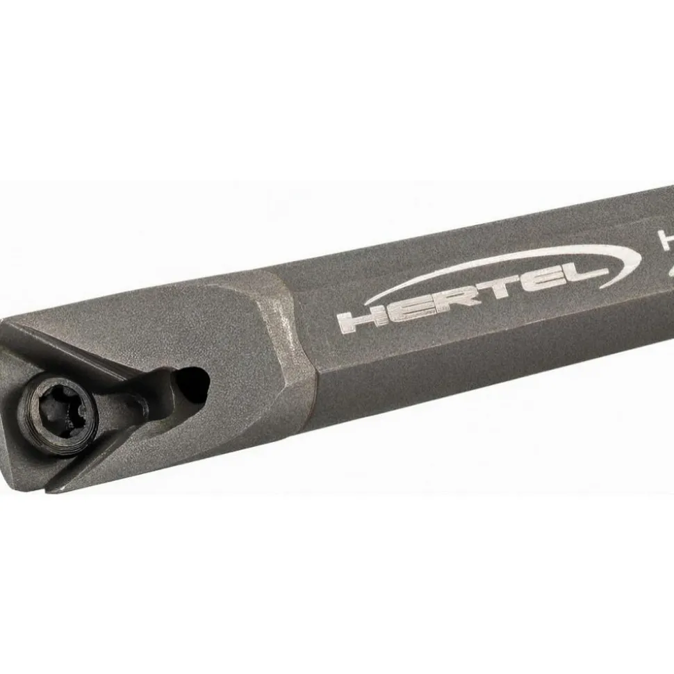 Indexable Boring Bar: HBBQ-C375R5-6.0-438, 0.4380" Min Bore, Right Hand, Solid Carbide
