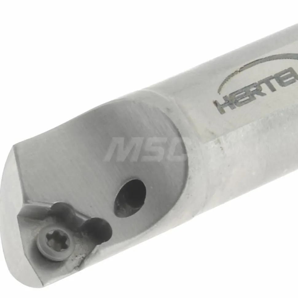Indexable Boring Bar: HBBQ-S500R3-6.0-.540, 0.5400" Min Bore, Right Hand, Steel