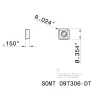 Indexable Drill Insert: SOMT09T306DT IC908, Carbide
