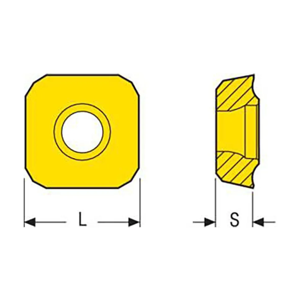Indexable Drill Insert: SPGX0602-C1 T400D, Carbide