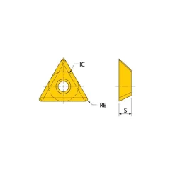 Indexable Drill Insert: TFLT15T308N IN2530, Carbide