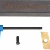 Indexable Grooving-Cutoff Toolholder: 1/2" SHANK MINI-SYSTEM, 0.035 to 0.073" Groove Width, Right Hand