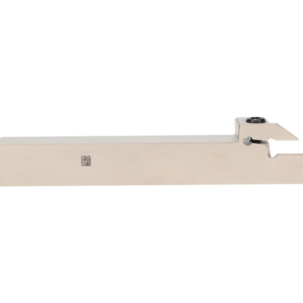 Indexable Grooving-Cutoff Toolholder: DGTL 19B-2D35, 0.075 to 0.098" Groove Width, 0.689" Max Depth of Cut, Left Hand
