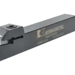 Indexable Grooving-Cutoff Toolholder: A4SMR120314, 3 mm Min Groove Width, 14 mm Max Depth of Cut, Right Hand