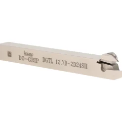 Indexable Grooving-Cutoff Toolholder: DGTL 12.7B 2D24SH, 0.075 to 0.098